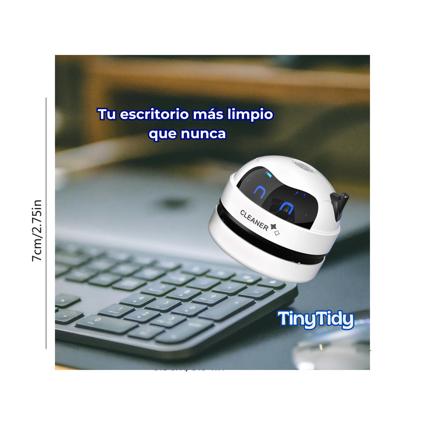 TinyTydy!!  Mini Aspirador para tu escritorio